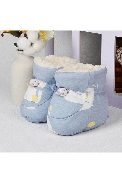Winter Baby Booties - Keep Baby Warm with Thick Soft-Soled Shoes - Giggles And Grab