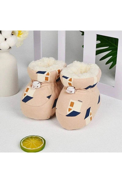 Winter Baby Booties - Keep Baby Warm with Thick Soft-Soled Shoes - Giggles And Grab