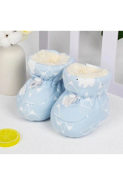 Winter Baby Booties - Keep Baby Warm with Thick Soft-Soled Shoes - Giggles And Grab