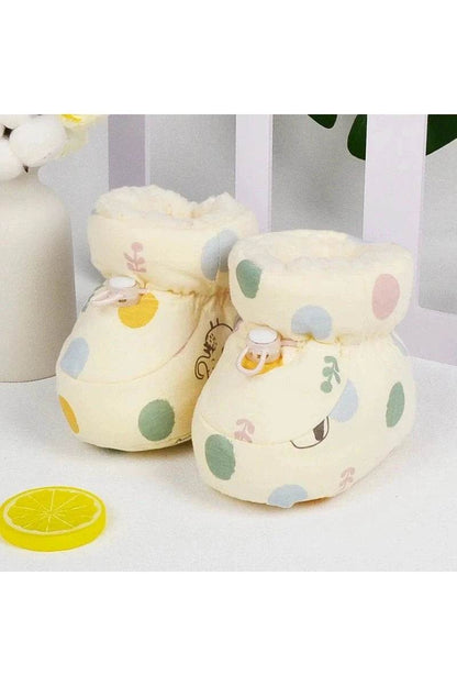 Winter Baby Booties - Keep Baby Warm with Thick Soft-Soled Shoes - Giggles And Grab