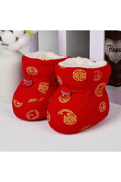Winter Baby Booties - Keep Baby Warm with Thick Soft-Soled Shoes - Giggles And Grab