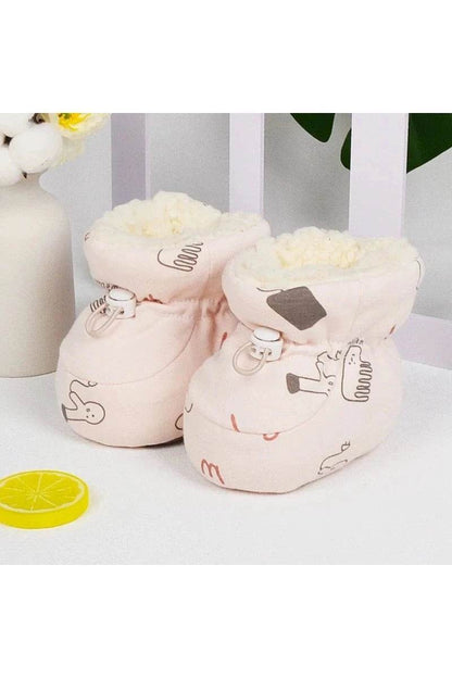 Winter Baby Booties - Keep Baby Warm with Thick Soft-Soled Shoes - Giggles And Grab
