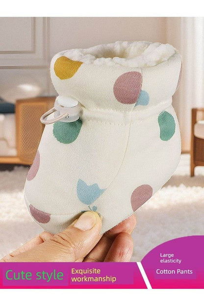 Winter Baby Booties - Keep Baby Warm with Thick Soft-Soled Shoes - Giggles And Grab