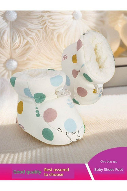 Winter Baby Booties - Keep Baby Warm with Thick Soft-Soled Shoes - Giggles And Grab