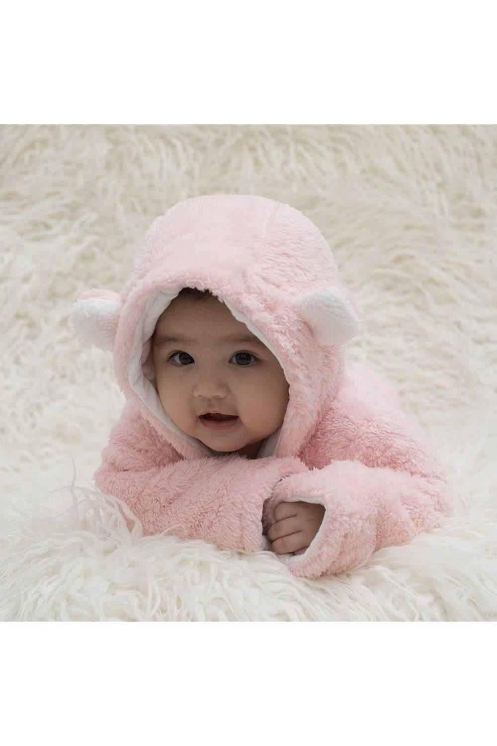 Unisex Baby Winter Coat – Cute Newborn Infant Jumpsuit Snowsuit Bodysuit for Baby Essentials - Giggles And Grab