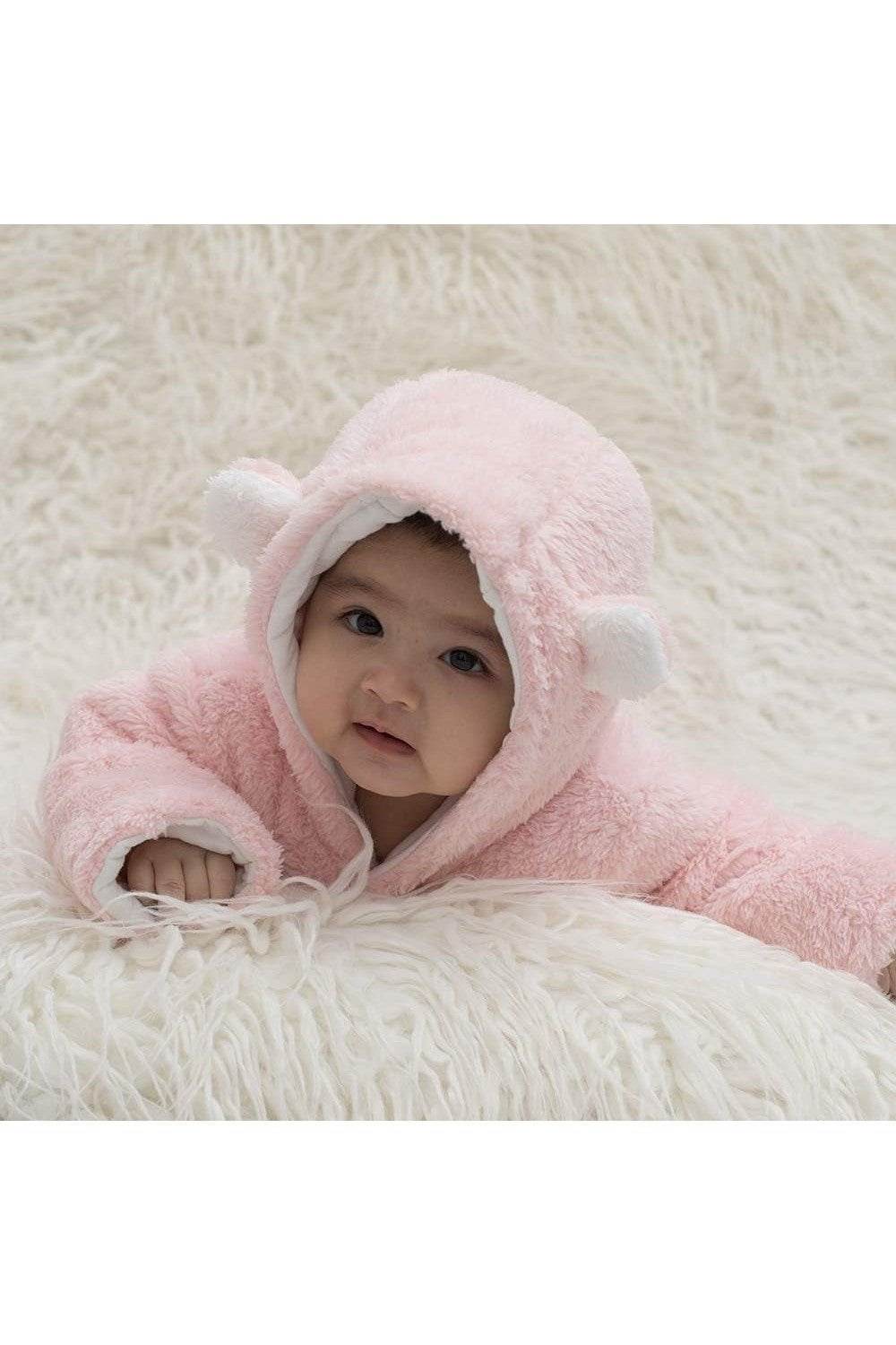 Unisex Baby Winter Coat – Cute Newborn Infant Jumpsuit Snowsuit Bodysuit for Baby Essentials - Giggles And Grab