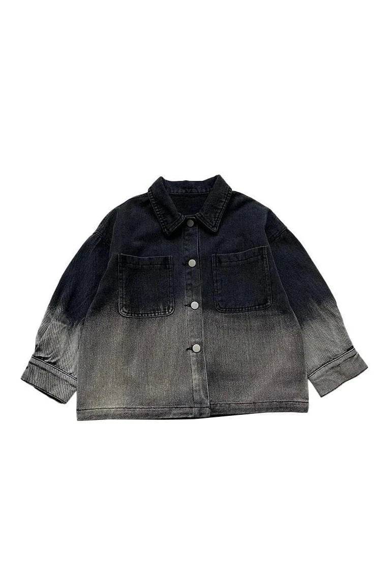 Boys' Cotton Coat Jacket - Windbreak Outerwear with Lapel Jean for Spring & Autumn (2024) - Giggles And Grab