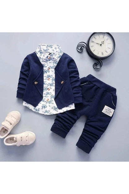 New Spring Autumn Baby Boys Fashion Pantsuits Set – Soft & Stylish Outfit - Giggles And Grab