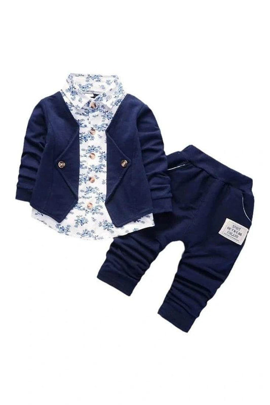 New Spring Autumn Baby Boys Fashion Pantsuits Set – Soft & Stylish Outfit - Giggles And Grab