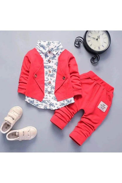 New Spring Autumn Baby Boys Fashion Pantsuits Set – Soft & Stylish Outfit - Giggles And Grab