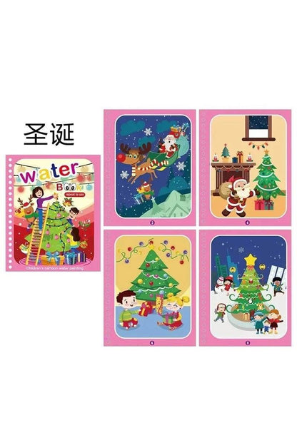 Children Early Education Toys Magical Book with Pen Water Reusable Coloring Book Magic Drawing Book Drawing Montessori Toys Gif - Giggles And Grab