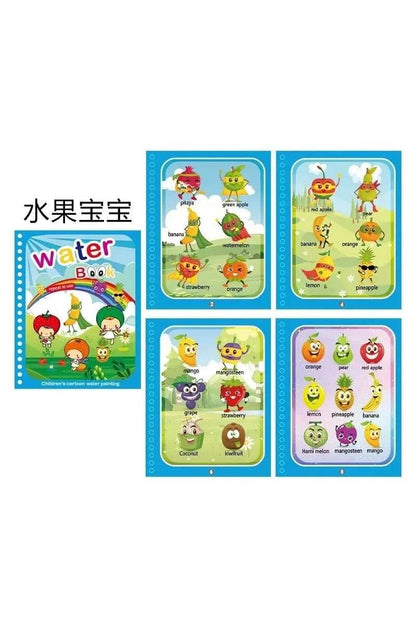 Children Early Education Toys Magical Book with Pen Water Reusable Coloring Book Magic Drawing Book Drawing Montessori Toys Gif - Giggles And Grab