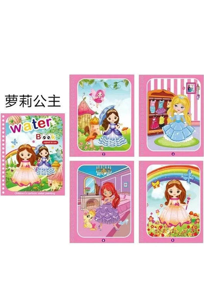 Children Early Education Toys Magical Book with Pen Water Reusable Coloring Book Magic Drawing Book Drawing Montessori Toys Gif - Giggles And Grab