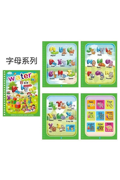 Children Early Education Toys Magical Book with Pen Water Reusable Coloring Book Magic Drawing Book Drawing Montessori Toys Gif - Giggles And Grab