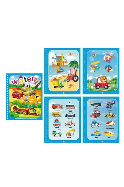 Children Early Education Toys Magical Book with Pen Water Reusable Coloring Book Magic Drawing Book Drawing Montessori Toys Gif - Giggles And Grab