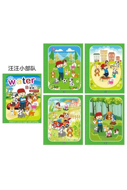 Children Early Education Toys Magical Book with Pen Water Reusable Coloring Book Magic Drawing Book Drawing Montessori Toys Gif - Giggles And Grab