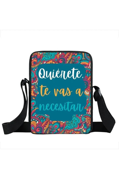 Giggles And Grab Crossbody Handbags For Women xkbdiosx08cw Dios Es Amor Crossbody Bag - Christian Canvas Messenger Handbag for Travel & Bible Book"