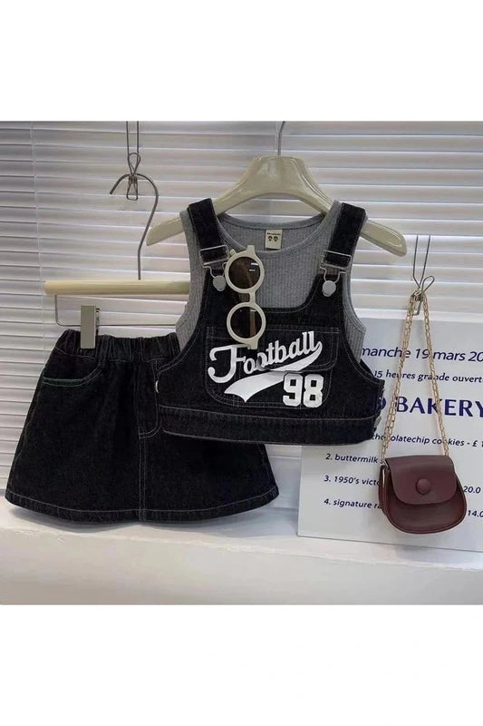 Giggles And Grab Girls Short Sleeve Shirts Set Girls' Clothing Suit - Short-Sleeved Shirt for Children"