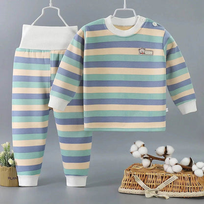 Thicken Warm Plush Children Sets Kids Clothes Boy Girl Underwear Suits Autumn Winter Children Clothing - Giggles And Grab