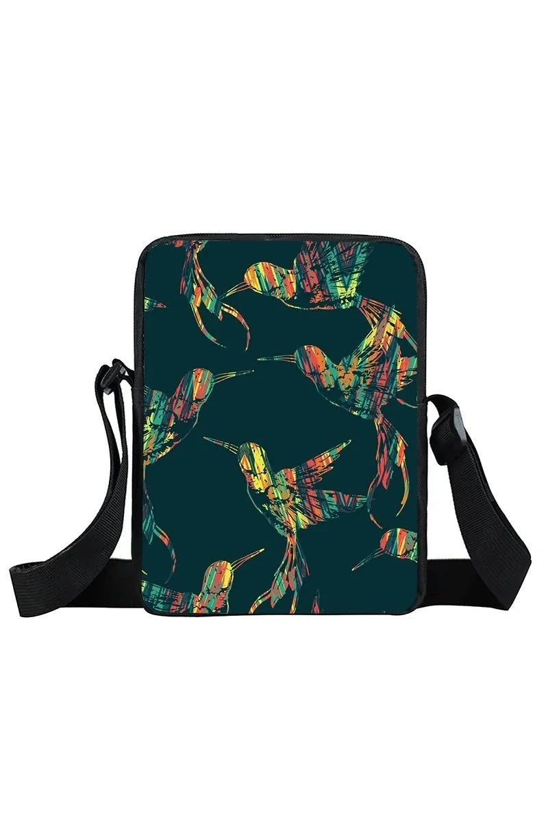 Giggles And Grab Kids Back Pack xkbfengniao10zm Cute Hummingbird Print Crossbody Bag - Trochilidae Shoulder Bag & Messenger Bag"