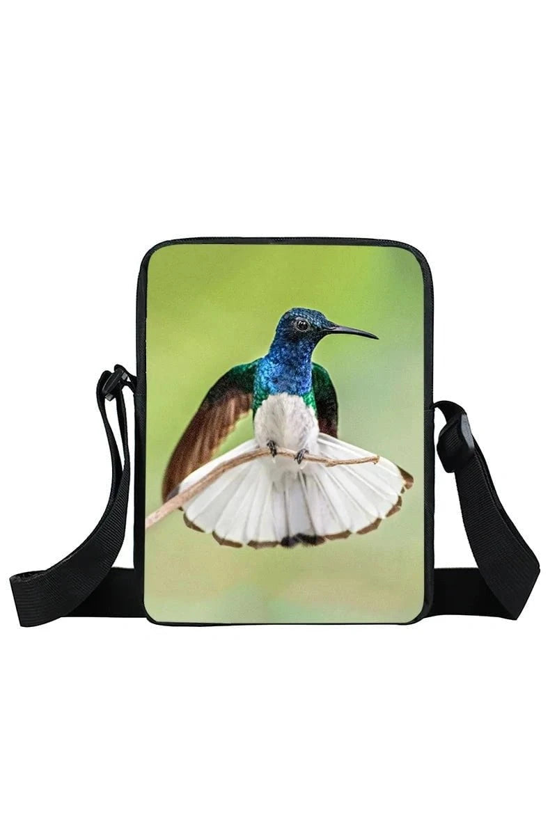 Giggles And Grab Kids Back Pack xkbfengniao14zm Cute Hummingbird Print Crossbody Bag - Trochilidae Shoulder Bag & Messenger Bag"