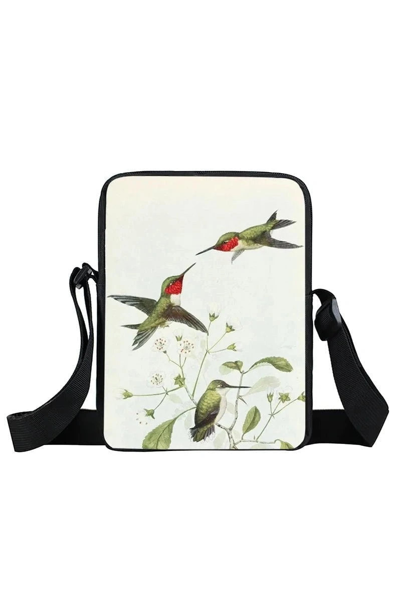 Giggles And Grab Kids Back Pack xkbfengniao15zm Cute Hummingbird Print Crossbody Bag - Trochilidae Shoulder Bag & Messenger Bag"