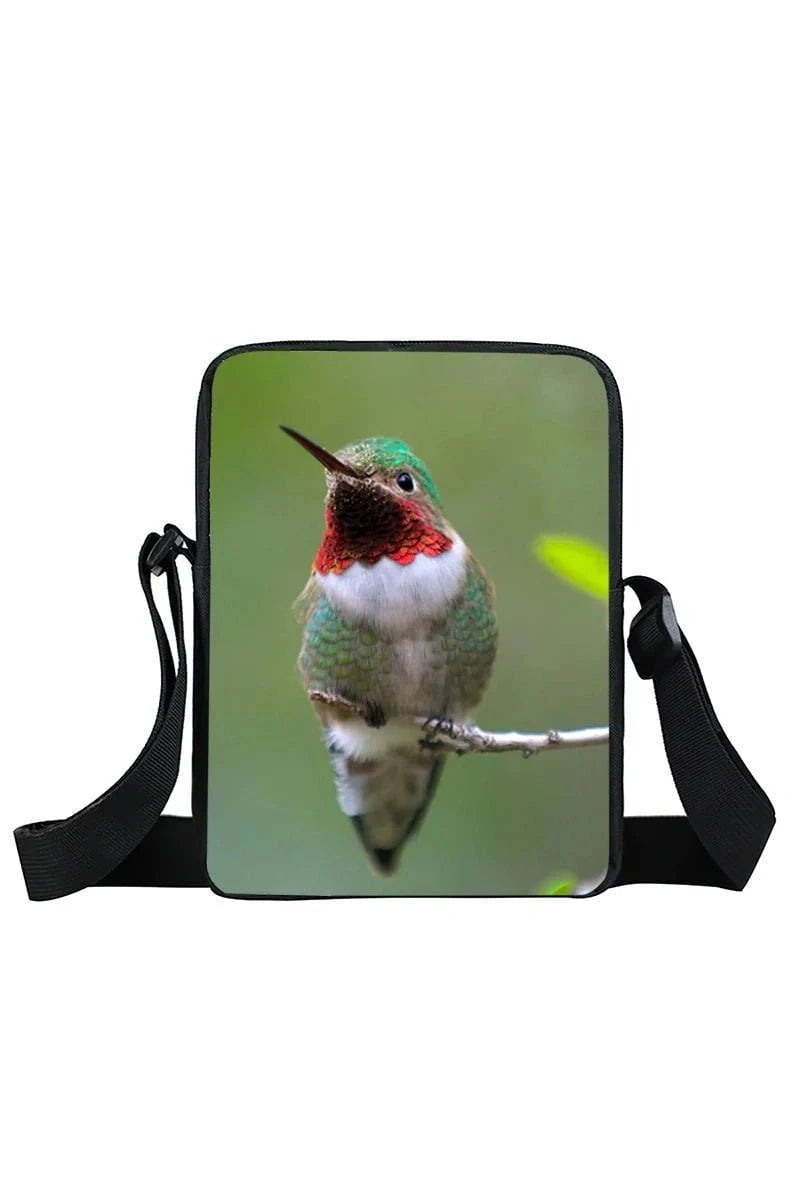 Giggles And Grab Kids Back Pack xkbfengniao17zm Cute Hummingbird Print Crossbody Bag - Trochilidae Shoulder Bag & Messenger Bag"