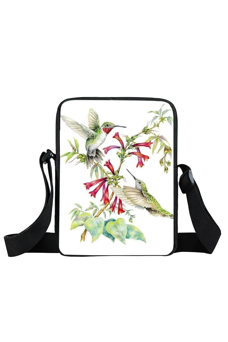 Giggles And Grab Kids Back Pack xkbfengniao19zm Cute Hummingbird Print Crossbody Bag - Trochilidae Shoulder Bag & Messenger Bag"