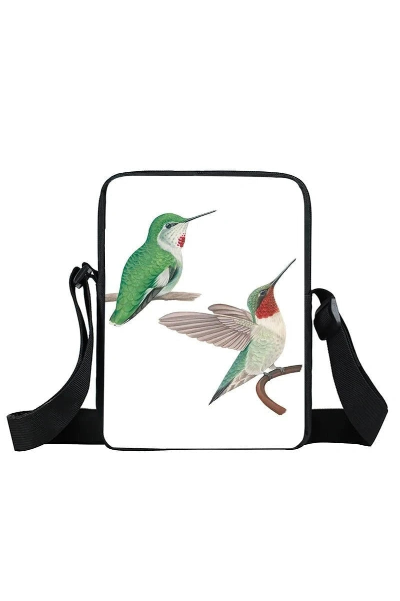 Giggles And Grab Kids Back Pack xkbfengniao22zm Cute Hummingbird Print Crossbody Bag - Trochilidae Shoulder Bag & Messenger Bag"