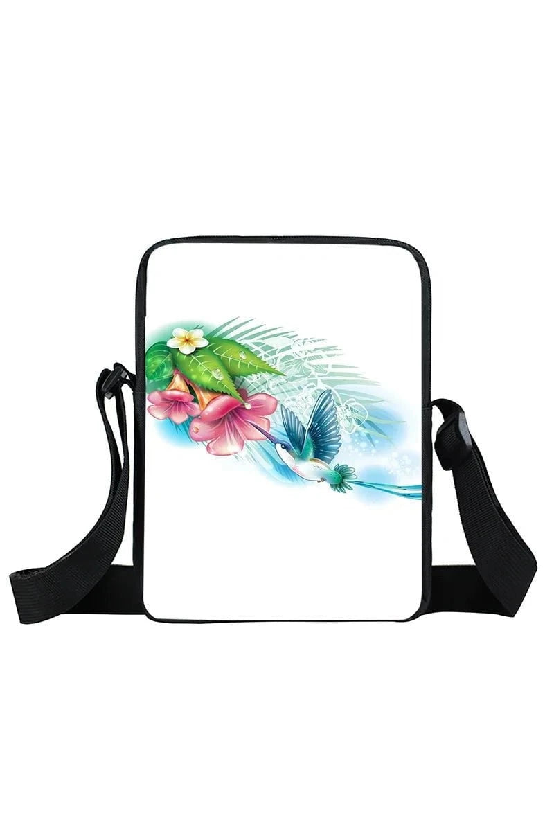 Giggles And Grab Kids Back Pack xkbfengniao23zm Cute Hummingbird Print Crossbody Bag - Trochilidae Shoulder Bag & Messenger Bag"