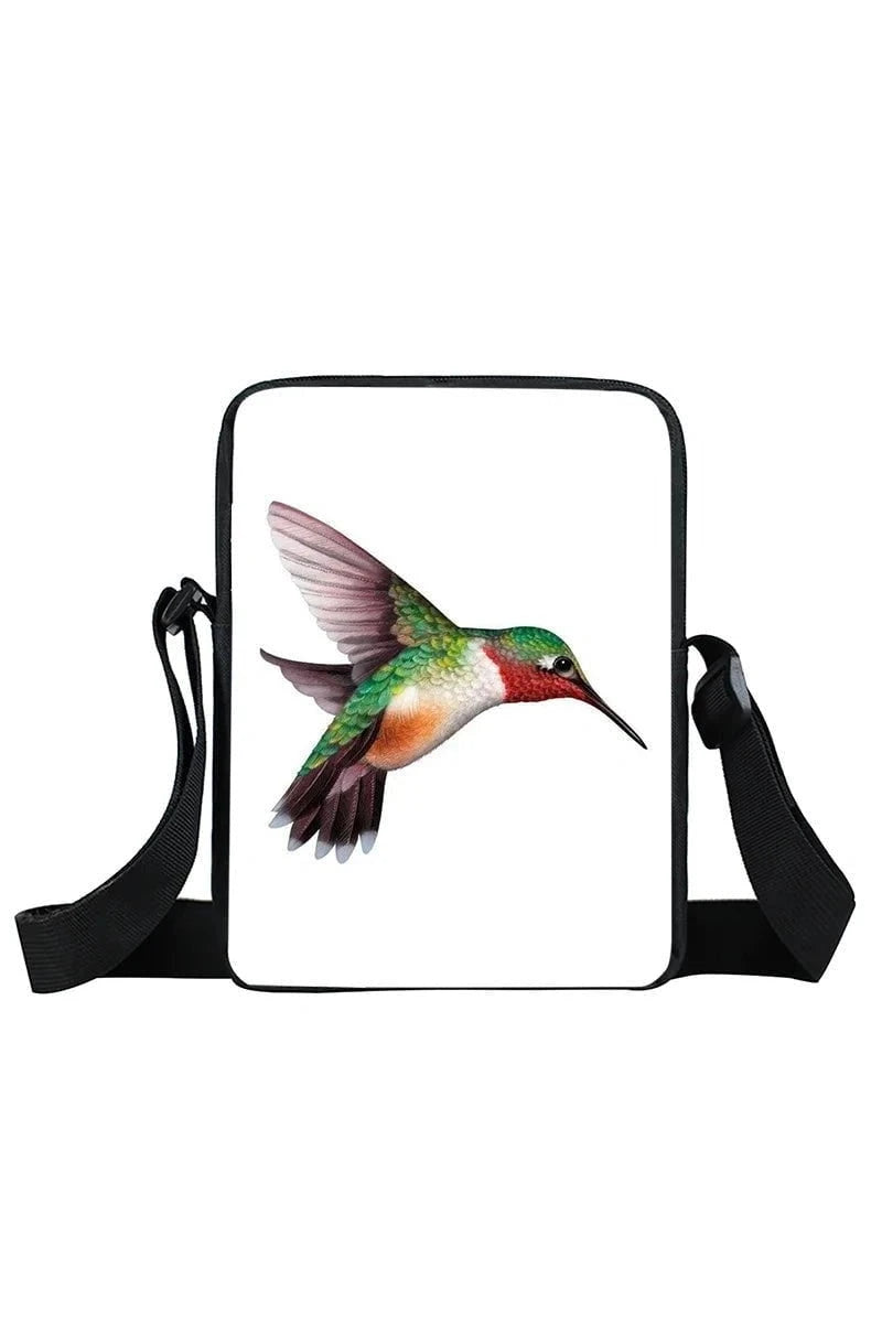 Giggles And Grab Kids Back Pack xkbfengniao25zm Cute Hummingbird Print Crossbody Bag - Trochilidae Shoulder Bag & Messenger Bag"