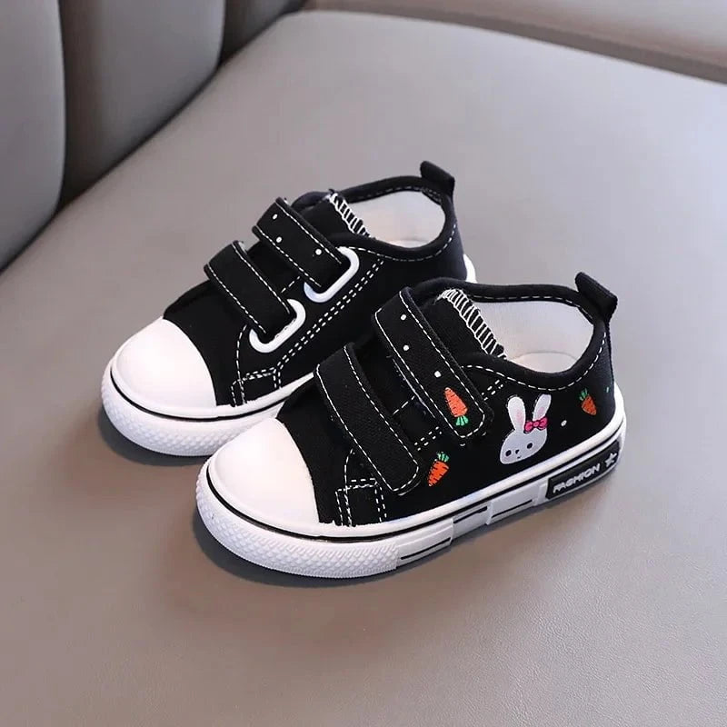 Giggles And Grab Kids casual sport sneakers with soft sole huluobotuziBlack / 25inner 15cm Breathable Kids Casual Shoes - Soft Sole Sports Sneakers for Boys & Girls"