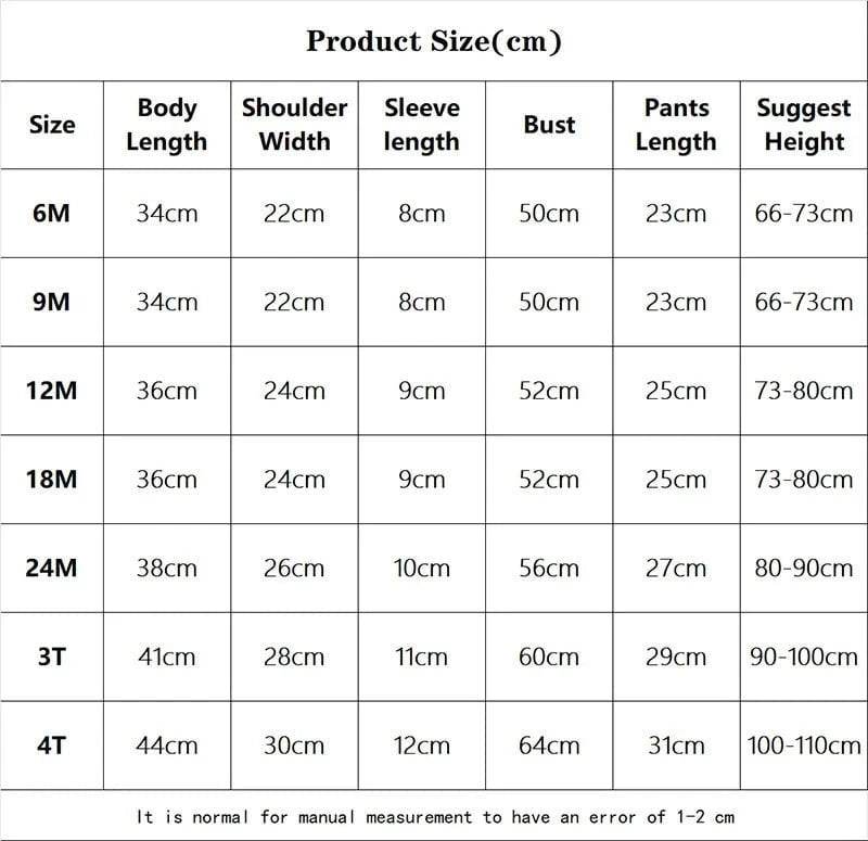 Kids Clothes Set Baby Boy/Girl T-Shirt + Shorts Summer Clothing Cotton Cartoon Casual Boys Tracksuit Children Baby Clothes Set - Giggles And Grab