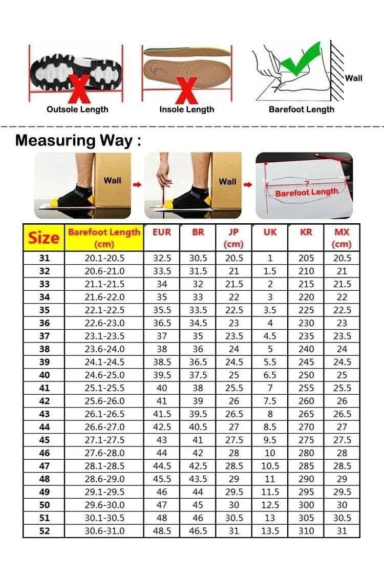 Nonslip Round Foot Shoes Men Size 47 – Running Sneakers & Sport Boots for Men and Women - Giggles And Grab