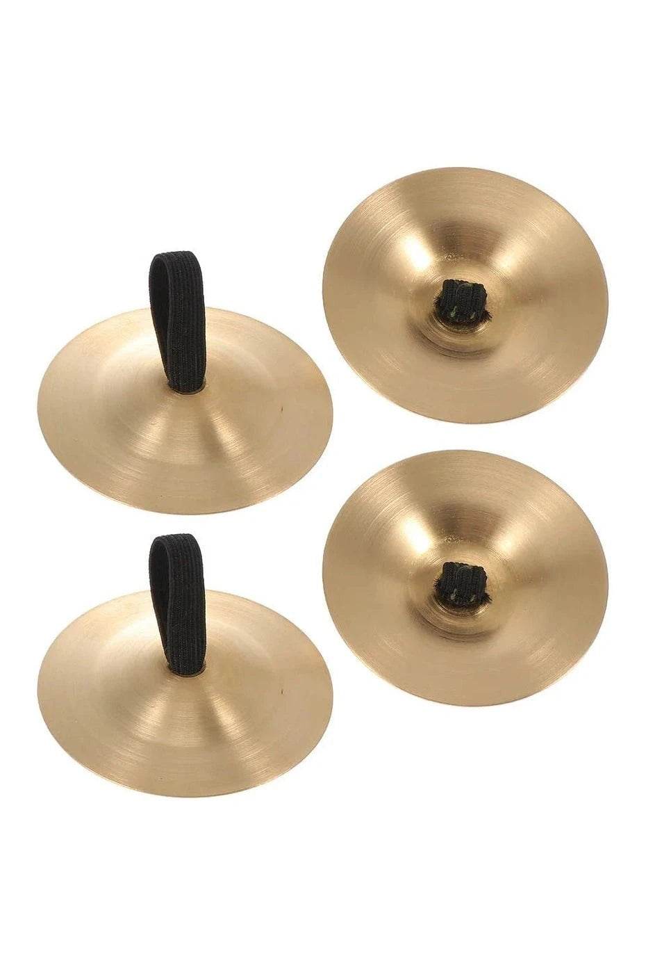 2 Pcs Orff Copper Cymbals - Musical Child Toys for Babies, Dancer Ball Party - Giggles And Grab