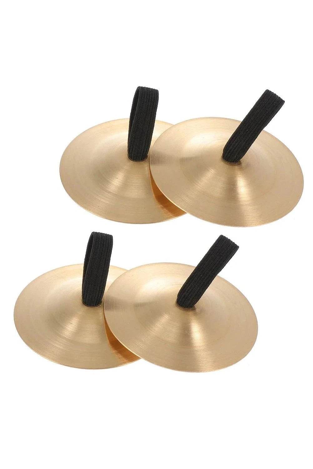 2 Pcs Orff Copper Cymbals - Musical Child Toys for Babies, Dancer Ball Party - Giggles And Grab