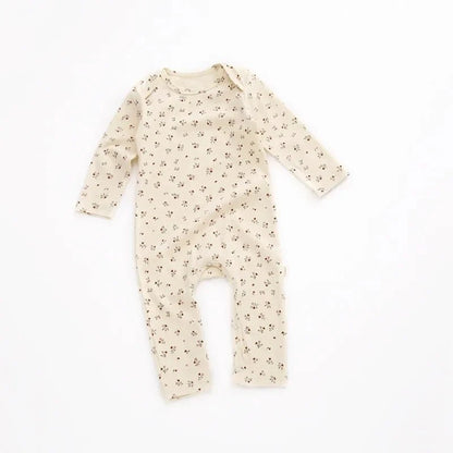 Giggles And Grab New fall baby girl floral romper B / 12-18M "New Fall Baby Girl Floral Romper Jumpsuit Long Sleeve Outfit (Spring/Autumn)"