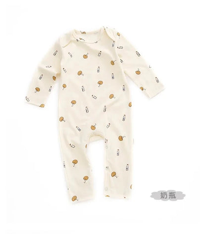 Giggles And Grab New fall baby girl floral romper "New Fall Baby Girl Floral Romper Jumpsuit Long Sleeve Outfit (Spring/Autumn)"