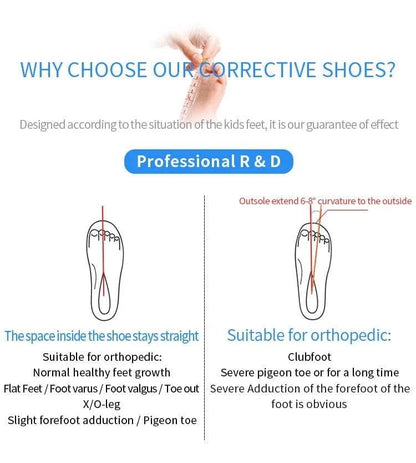 OrOthopedic Kids Shoes – Princepard Autumn Sports Sneakers with Arch Support & Corrective Insoles” - Giggles And Grab