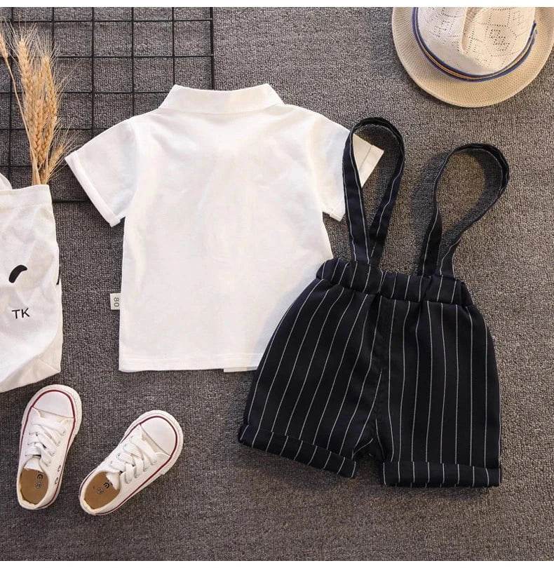 IENENS Toddler Birthday Party Clothes – Baby Clothing Sets, Boy Formal Dress, Summer Shirts + Shorts Suits, Kids Short Sleeve Outfits - Giggles And Grab