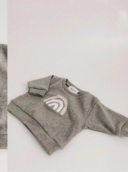 Spring Autumn Baby Boy Girls Clothes Cotton Girl Clothing Sets Long-Sleeved Sweatshirts + Pants Infant Clothes 2pcs Suit Outfits - Giggles And Grab