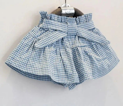 Giggles And Grab Summer baby clothing set Summer Baby Girls Clothes Toddler Clothing Vest + Shorts 2PCS Set Children Girls Costume 0-7 Years Infant Outfits Kidswear BC1152"