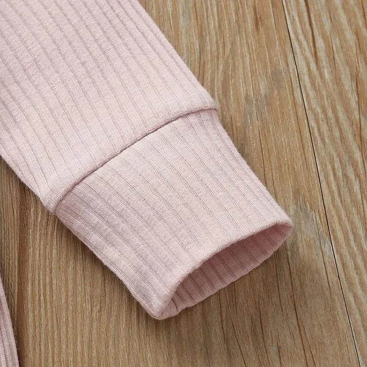 Summer Unisex Newborn Baby Clothes Solid Color Baby Rompers Cotton Long Sleeve Toddler Romper Infant Clothing 3-18 Months - Giggles And Grab