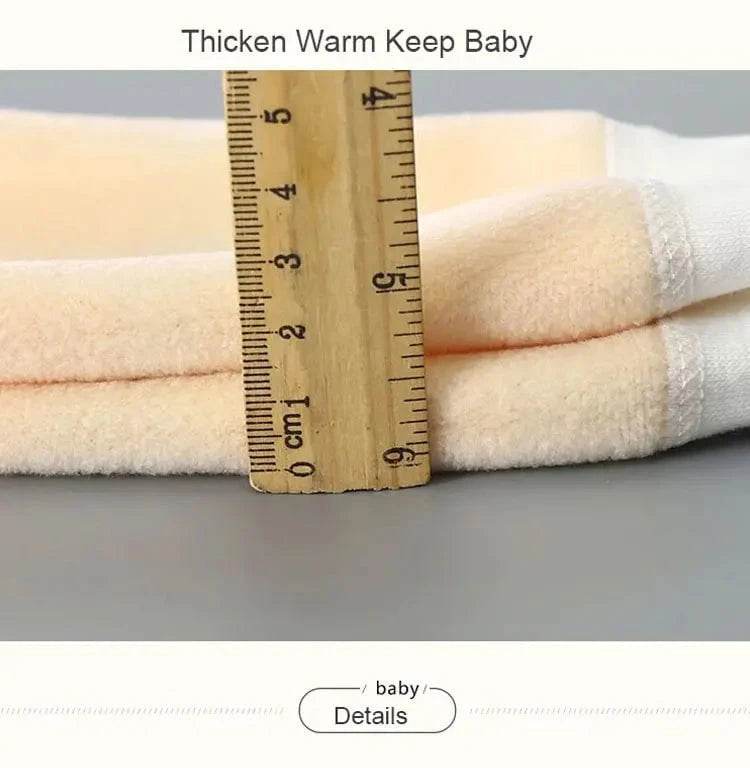 Thicken Warm Plush Children Sets Kids Clothes Boy Girl Underwear Suits Autumn Winter Children Clothing - Giggles And Grab
