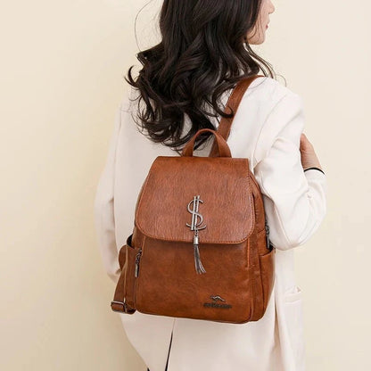 Giggles And Grab Women backpacks Fashion Women’s Soft Leather Backpack - Large Capacity Casual Travel & School Bag"