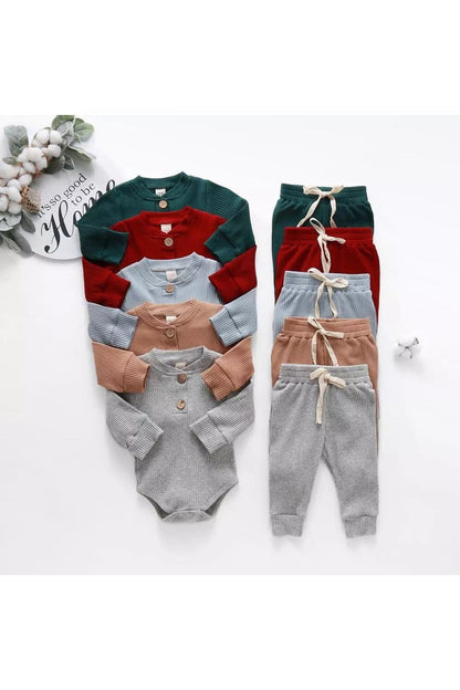 Gigglesandgrab Boys & Girls 2pc knit wear Boys & Girls 2-Piece Knitwear Set - Cozy and Stylish"